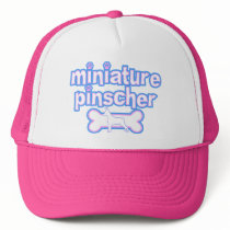 Pink & Blue Miniature Pinscher Hat