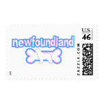 Pink & Blue Newfoundland Postage Stamps