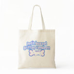 Pink & Blue PBGV Tote Bag