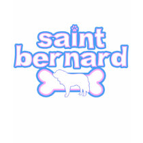 Pink & Blue Saint Bernard T-Shirt