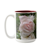 Pink Blush Roses & Rosemary mugs