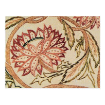 Pink Bohemian Flowers Post Cards
