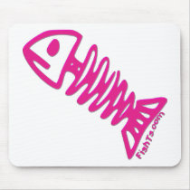 Pink Bonyfish by FishTs.com mousepads