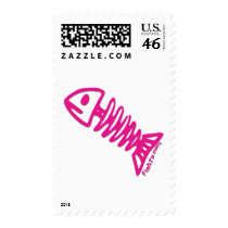 Pink Bonyfish by FishTs.com postage by FishTsdotcom Pink Bonyfish by FishTs.com postage