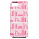 Pink Books on Shelf. iPhone 5 Case