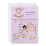 Pink Booties Baby Shower Invitation (AA)