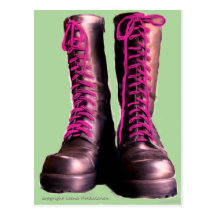 Pink Boots Post Cards