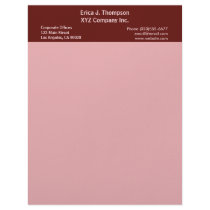 pink border business letterhead by DonnaGrayson pink border business letterhead