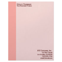 pink border business letterhead by DonnaGrayson pink border business letterhead