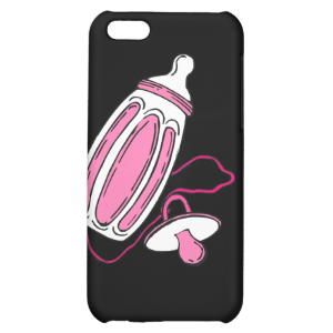 pink bottle iPhone 5C case