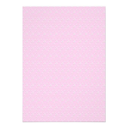 pink bow Baby  Shower Invitation