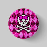 Pink Bow Princess buttons