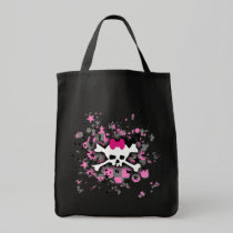 Pink Bow Skull bags