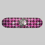 Pink Bow Skull Skateboard skateboards