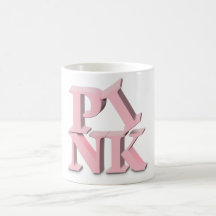 PINK Breast Cancer Awareness Coffee Mugs