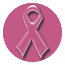 PINK BREAST CANCER AWARENESS RIBBON stickers