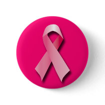 PINK BREAST CANCER RIBBON buttons