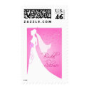 Pink Bridal Shower Postage Stamp