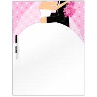 Pink Bride's To-Do List Dry Erase Board - large