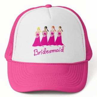 Pink Bridesmaid hat