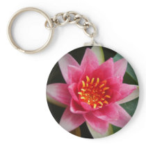 Pink Briliance Waterlily Keychain keychains