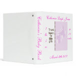 Pink & Brown Bootie Baby Book Binder