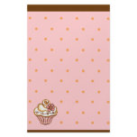 Pink Brown Cupcake Bakery Stationery