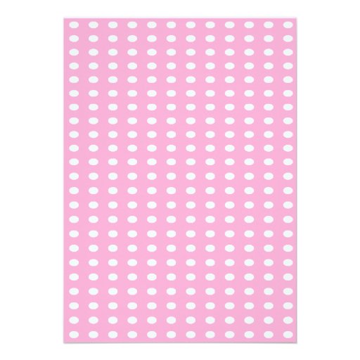 Pink Brown Dot Butterfly Baby Shower Invitation
