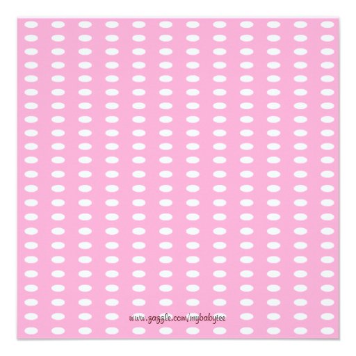 Pink brown dot dragonfly baby shower invitation