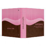 Pink & Brown Sales Binder