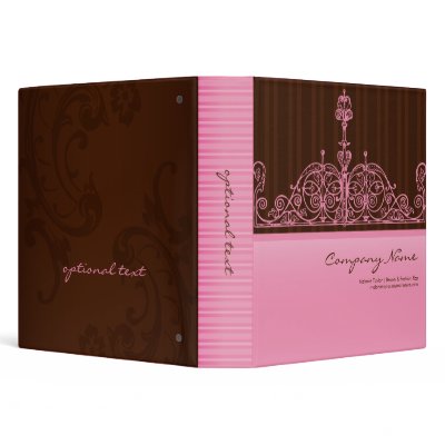 Pink & Brown Sales Binder