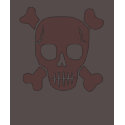 Pink & brown Skull T-shirt