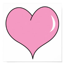 Pink Bubble Gum Heart posters by doonidesigns Pink Bubble Gum Heart posters