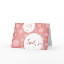 pink bubbles thank you cards