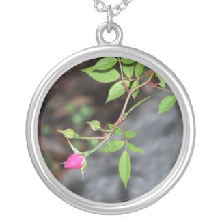 Pink Bud Necklace