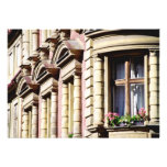 Pink Building detail flowers Invites