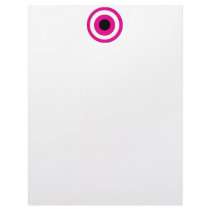 Pink Bulls eye letterhead