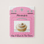 Pink Bun In The Oven New Baby On The Way Puzzles