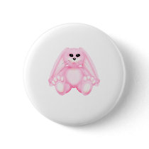 pink bunny buttons by BambisDesigns pink bunny buttons
