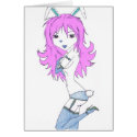 Pink Bunny cards by KrisT33s Pink Bunny cards