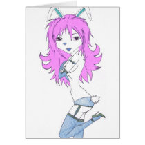 Pink Bunny cards