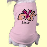 Pink Bunny Dog t-shirt pet clothing