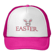 Pink Bunny Easter T-shirts and Gifts Hats