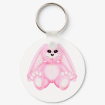 pink bunny keychains by BambisDesigns pink bunny keychains