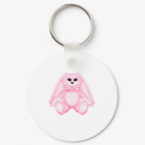 pink bunny keychains by BambisDesigns pink bunny keychains
