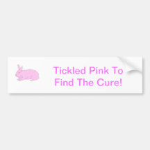 Pink Bunny Rabbit Bumper Stickers