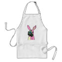 Pink Bunny Rabbit Gas Mask aprons