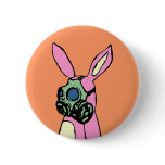 Pink Bunny Rabbit Gas Mask buttons