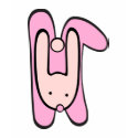 pink bunny t-shirts by VioDeSign pink bunny t-shirts