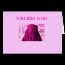 Pink Burka Award cards